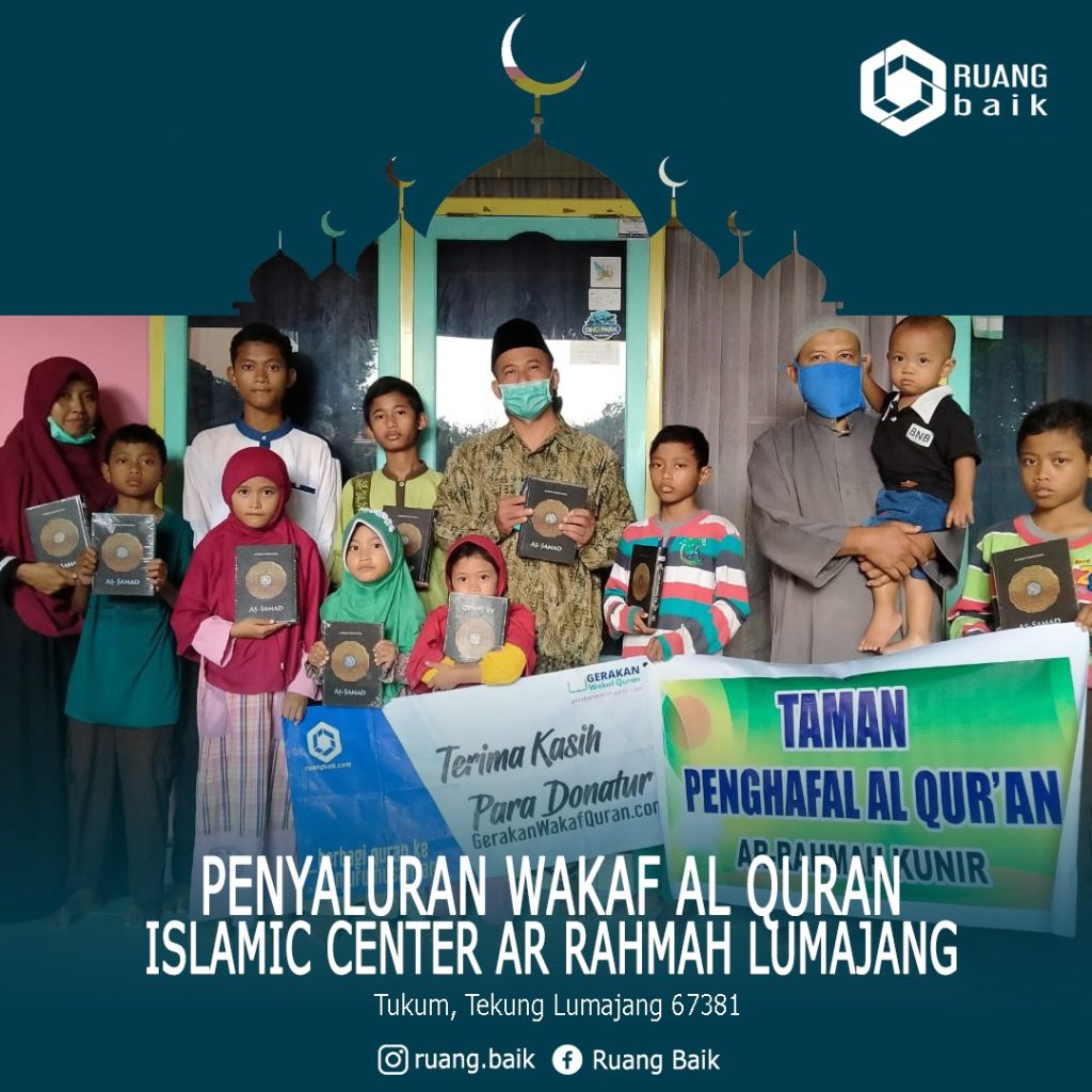 Jelang Ramadhan, Ruang Baik Salurkan 1.098 Mushaf Al Quran