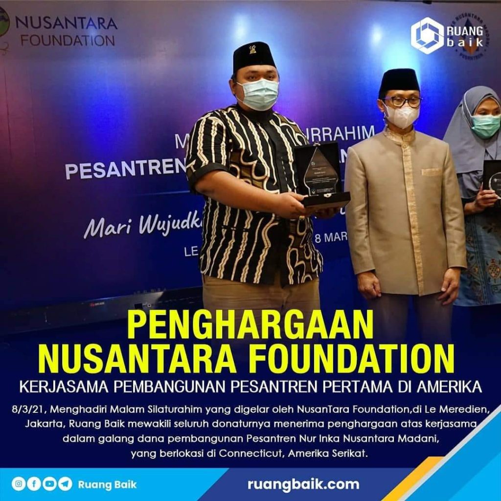 Ruang Baik hadiri Malam Silaturahim Pondok Pesantren Nur Inka yang digelar Nusantara Foundation