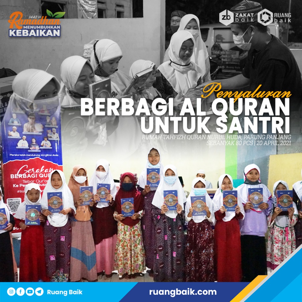 Penyaluran Gerakan Berbagi Al Quran