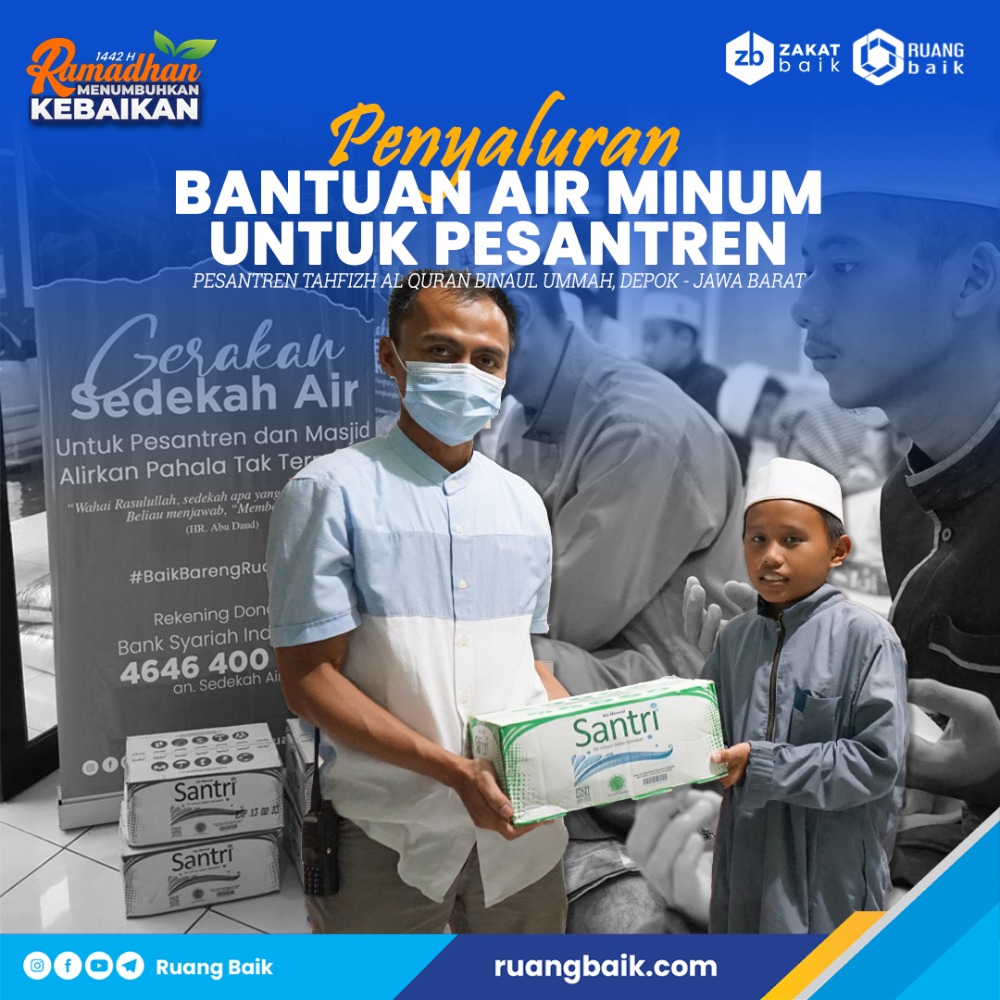 Penyaluran Bantuan Air Minum