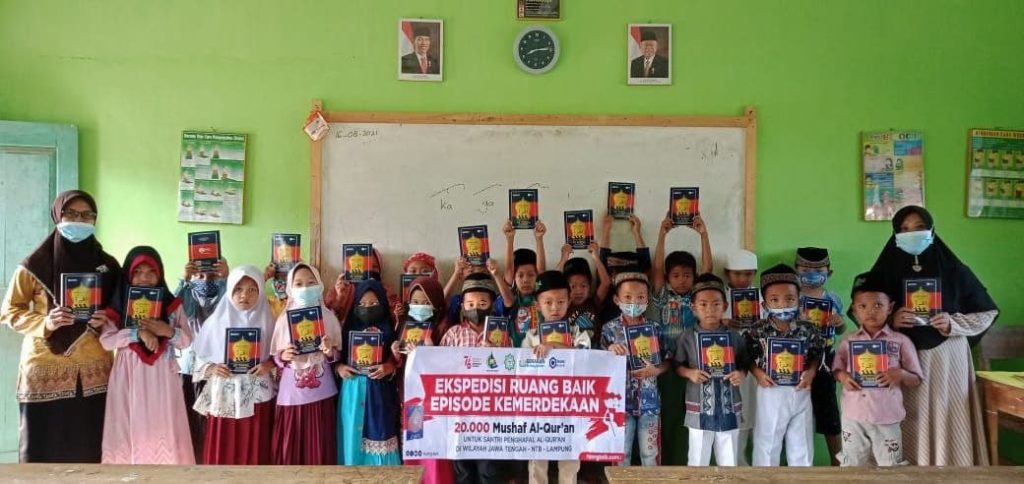 Periode Januari - Agustus 2021, Ruang Baik Salurkan 88.149 Buku IQRO