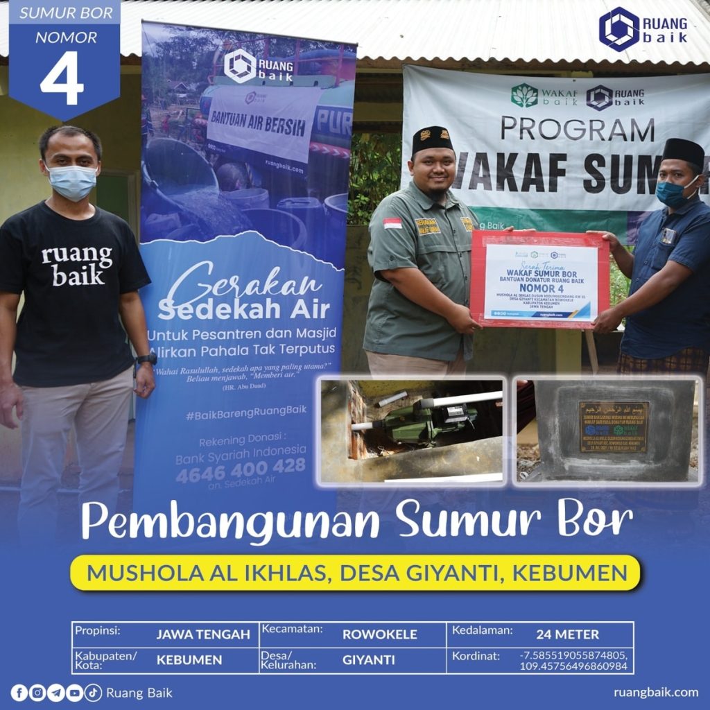 Sumur Nomor 004 di Mushola Al Ikhlas