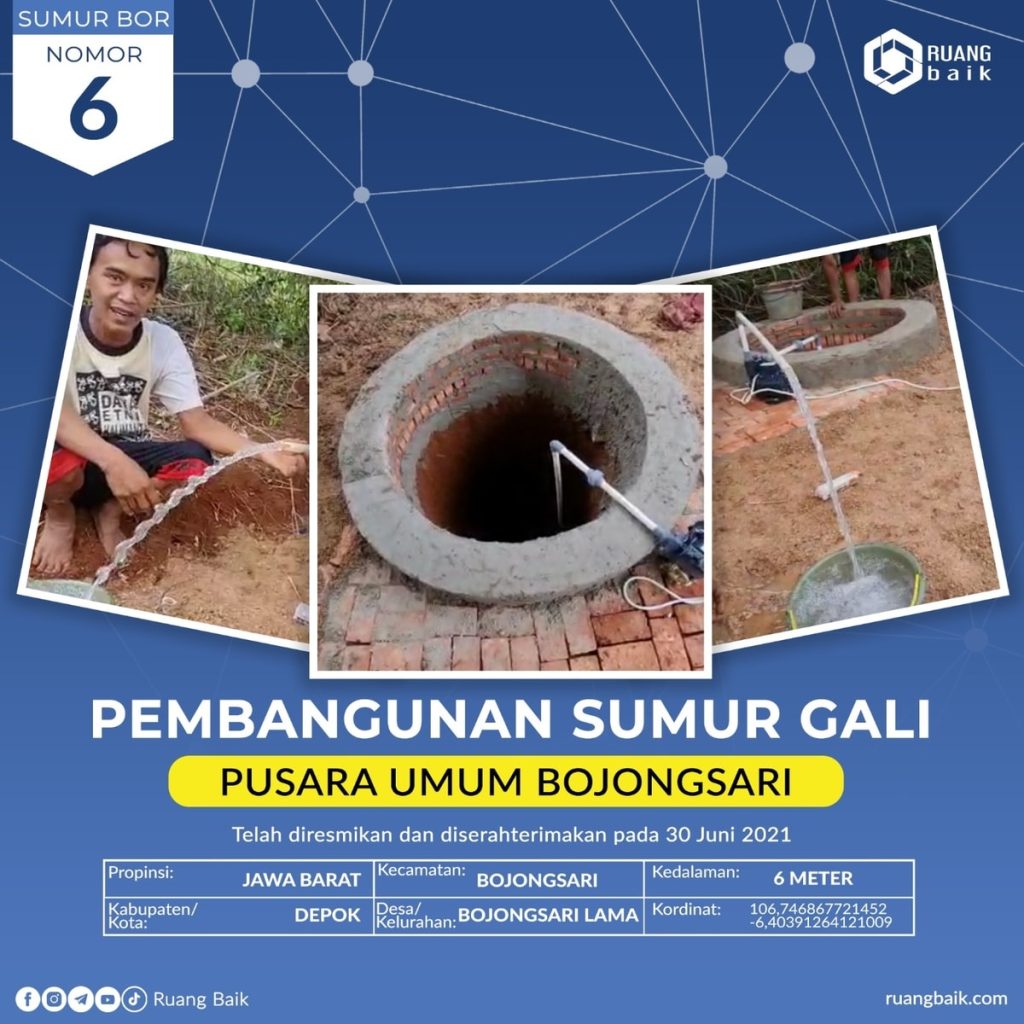 Sumur Nomor 006 di Bojongsari, Depok