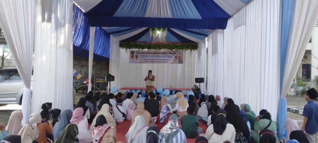 Pojok Mendongeng Untuk anak-Anak Yatim yang Hadir