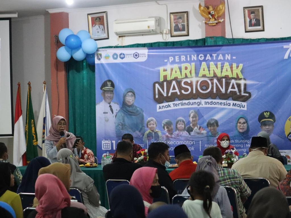 Suasana Penyuluhan Para Ibu Untuk Menangani Anak-Anak Yang Mengalami Stunting