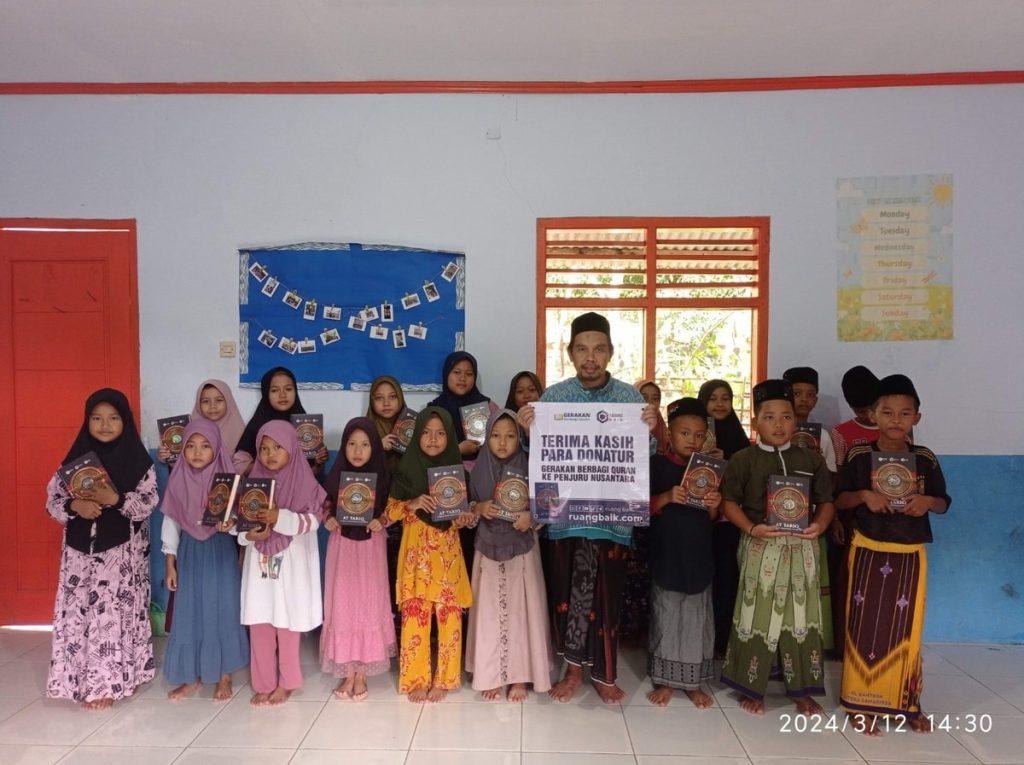 Hingga 17 Ramadhan, 2.850 Mushaf Al Quran telah disalurkan di 25 Kabupaten/Kota