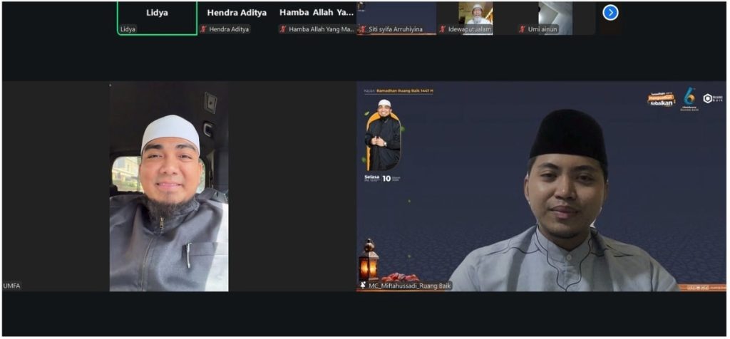 Healing Hati, Tenangkan Jiwa: Kajian Ramadhan Ruang Baik Sambut 10 Hari Terakhir Ramadhan