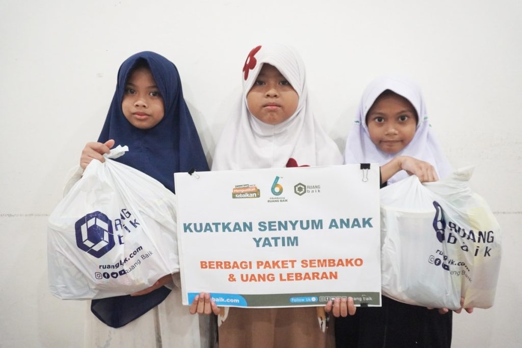 anak anak yatim penerima manfaat