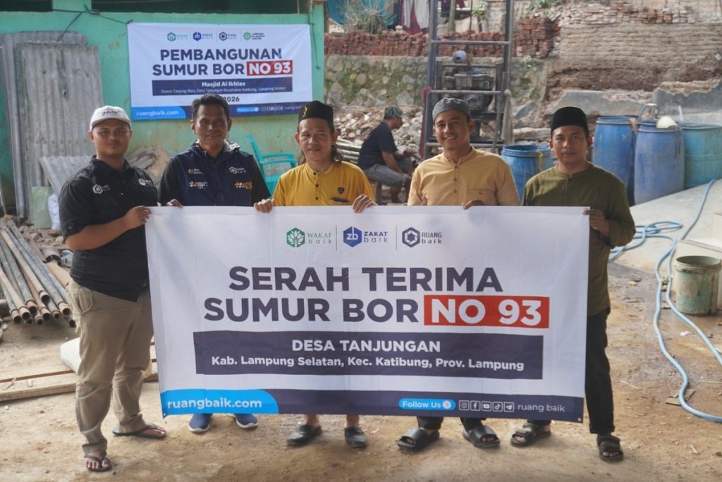 Air Kehidupan yang Terus Mengalir: Ruang Baik Hadirkan 93 Titik Program Air Bersih untuk Negeri hingga Palestina