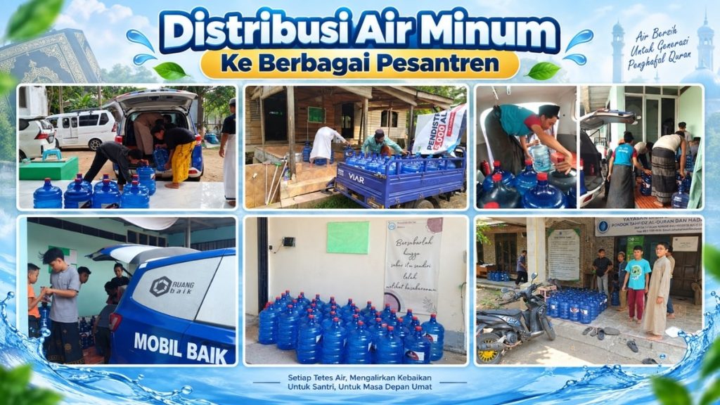 Setiap Tetes Air untuk Para Penghafal Al-Qur’an